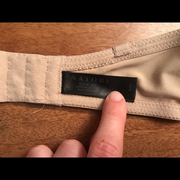 Black & nude 32D Natori Reflex strapless bras - Picture 11 of 11